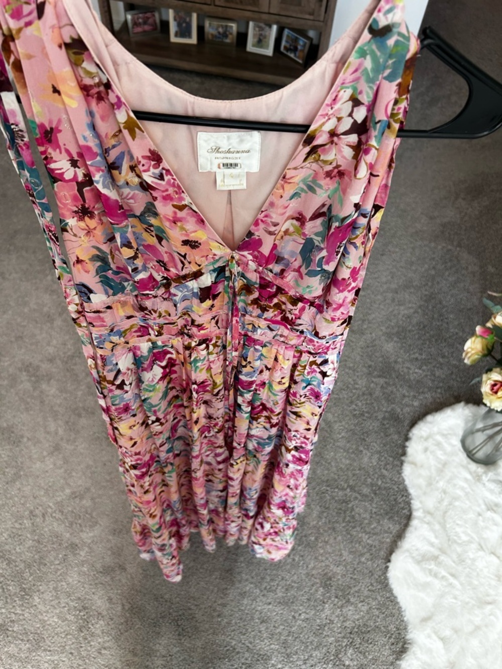 Shoshanna Zahra Neon Floral Gown - Picture 11 of 14
